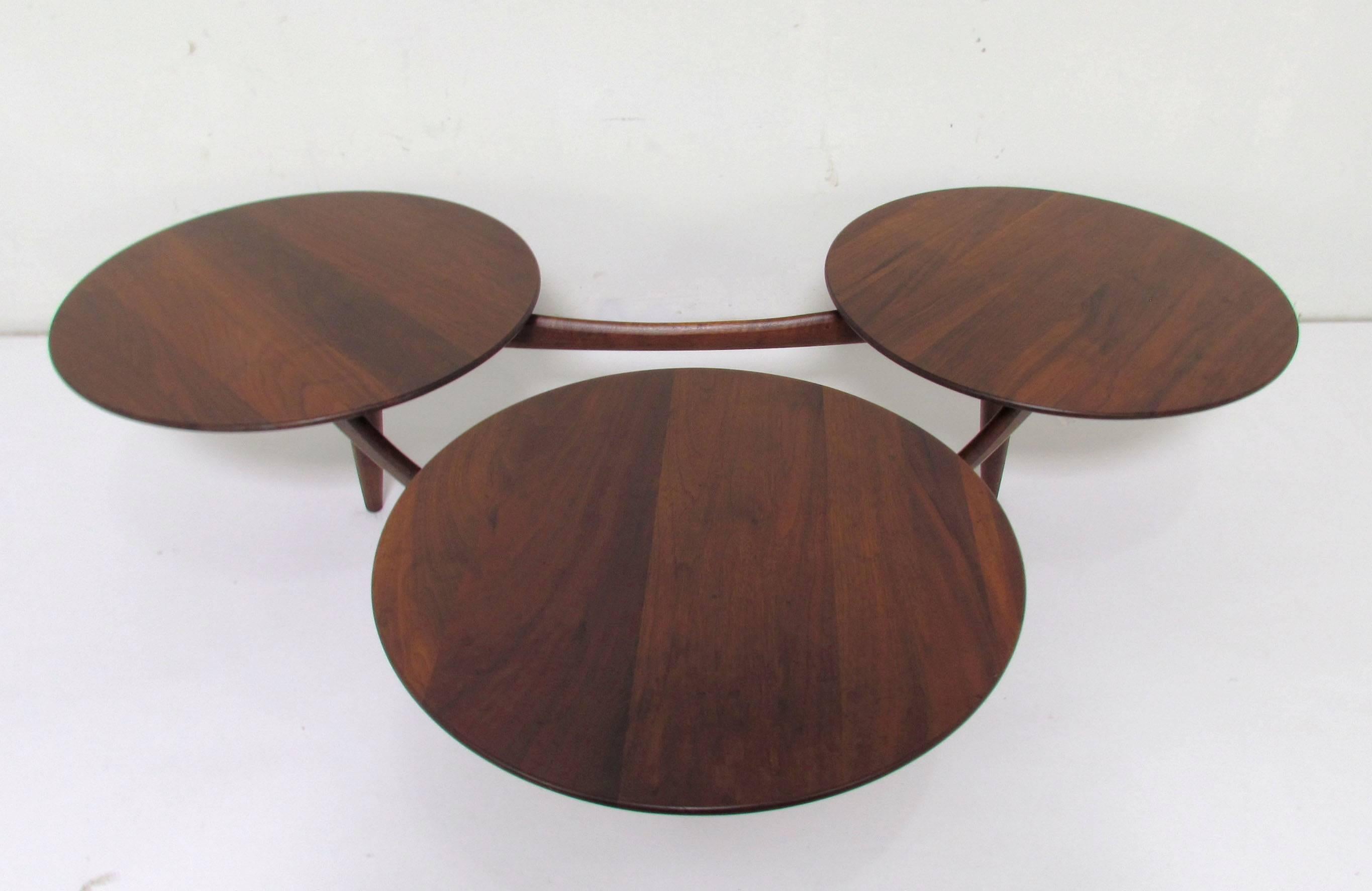 California Midcentury Coffee Table in Manner of Greta Grossman, circa 1960s In Good Condition In Peabody, MA