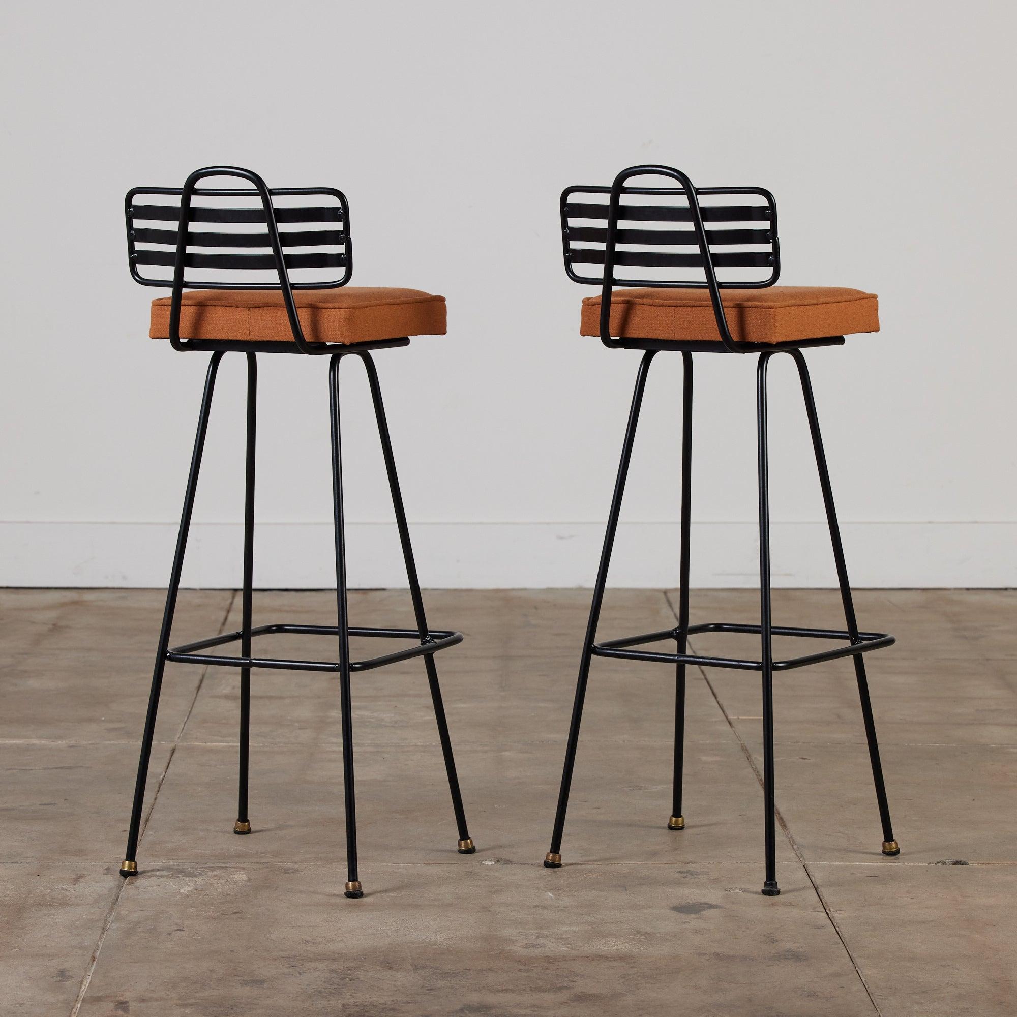 Powder-Coated California Modern Bar Stool