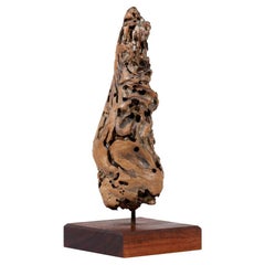 California Modern Burlwood Sculpture by Lebar