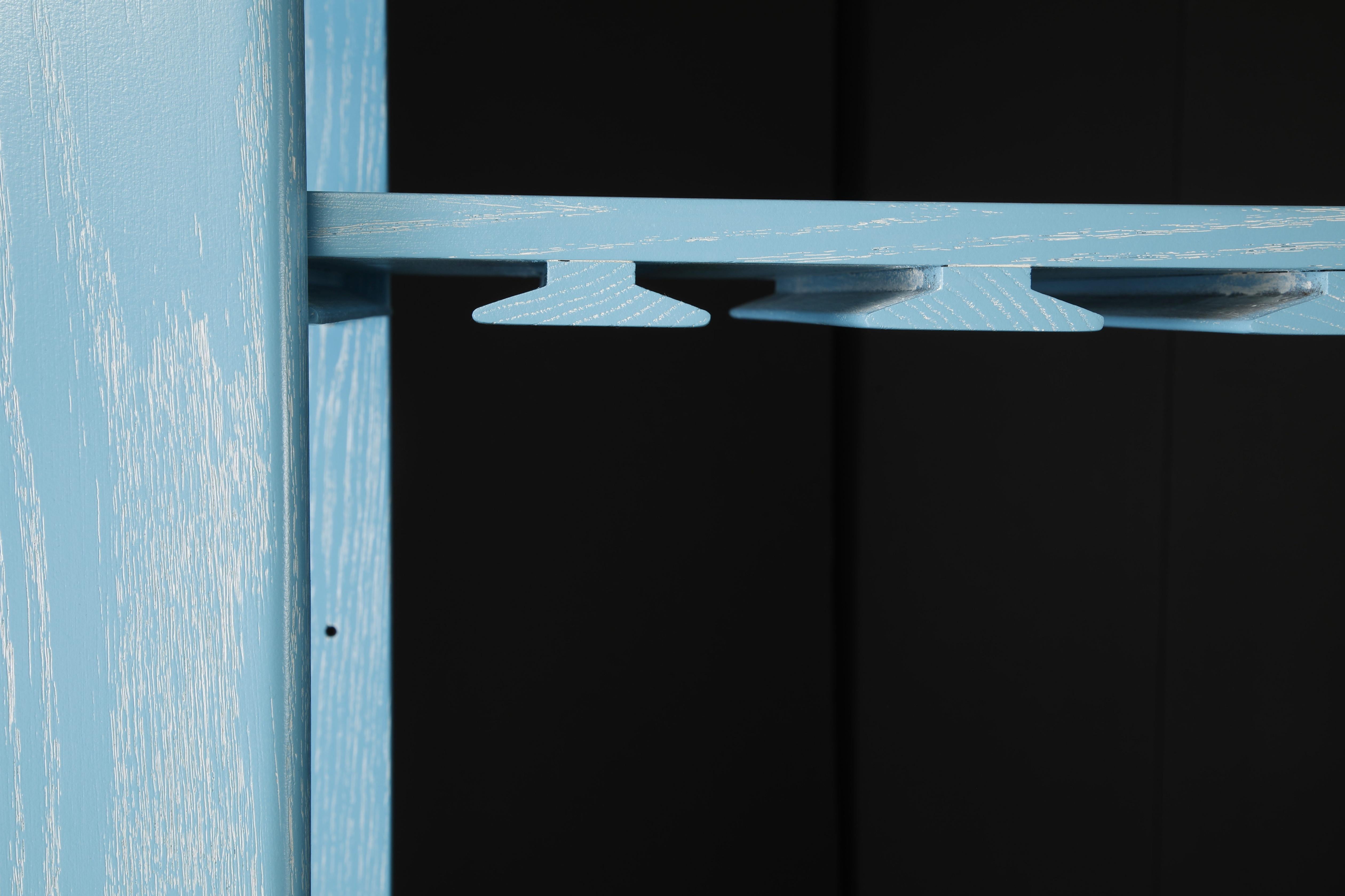 California Modern Cerused Oak Modular Bookcase Room Divider by Lou Hodges, 1970s For Sale 6