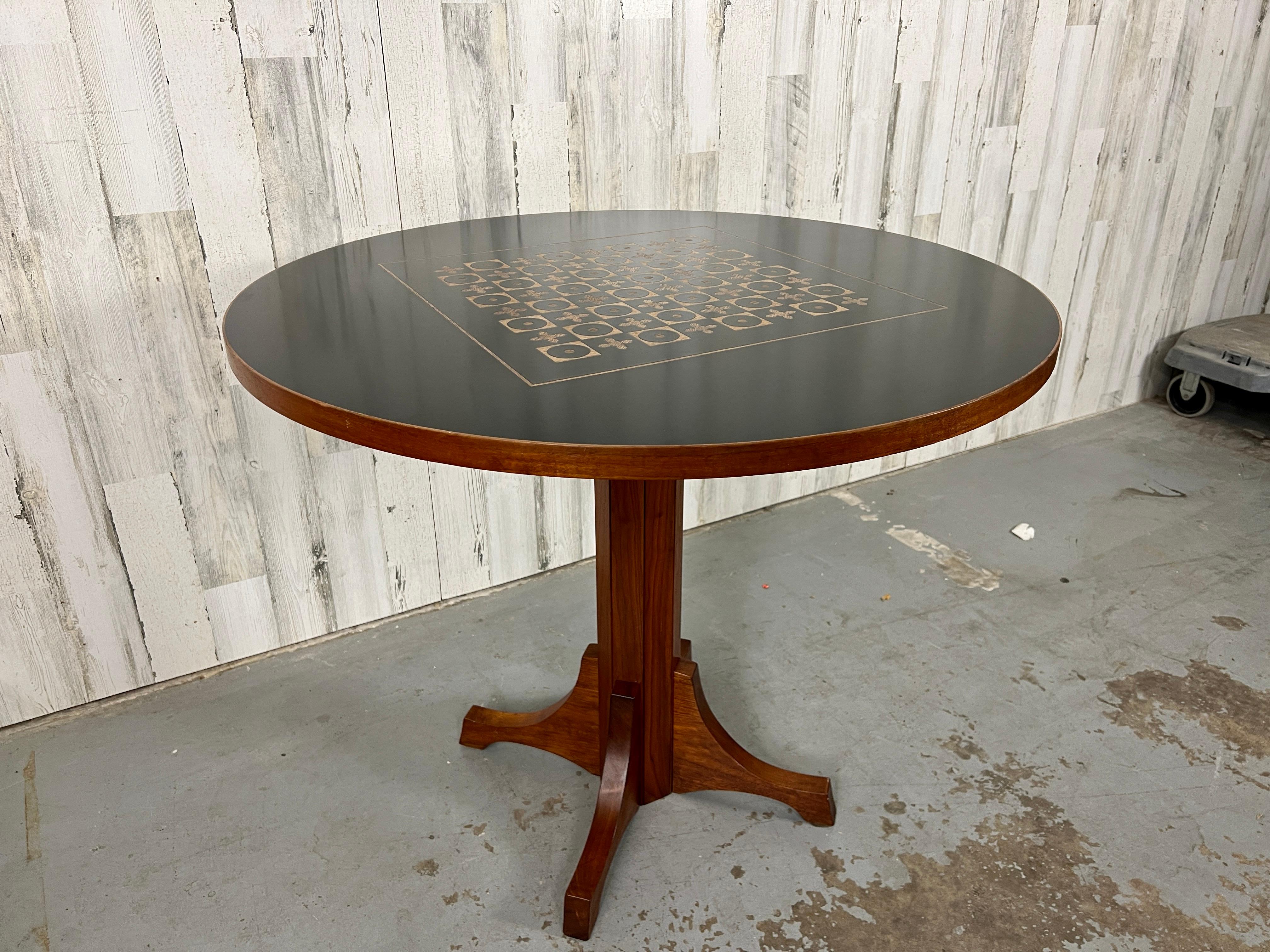 Mid-Century Modern California Modern Chess Table by Frank Rohloff  For Sale