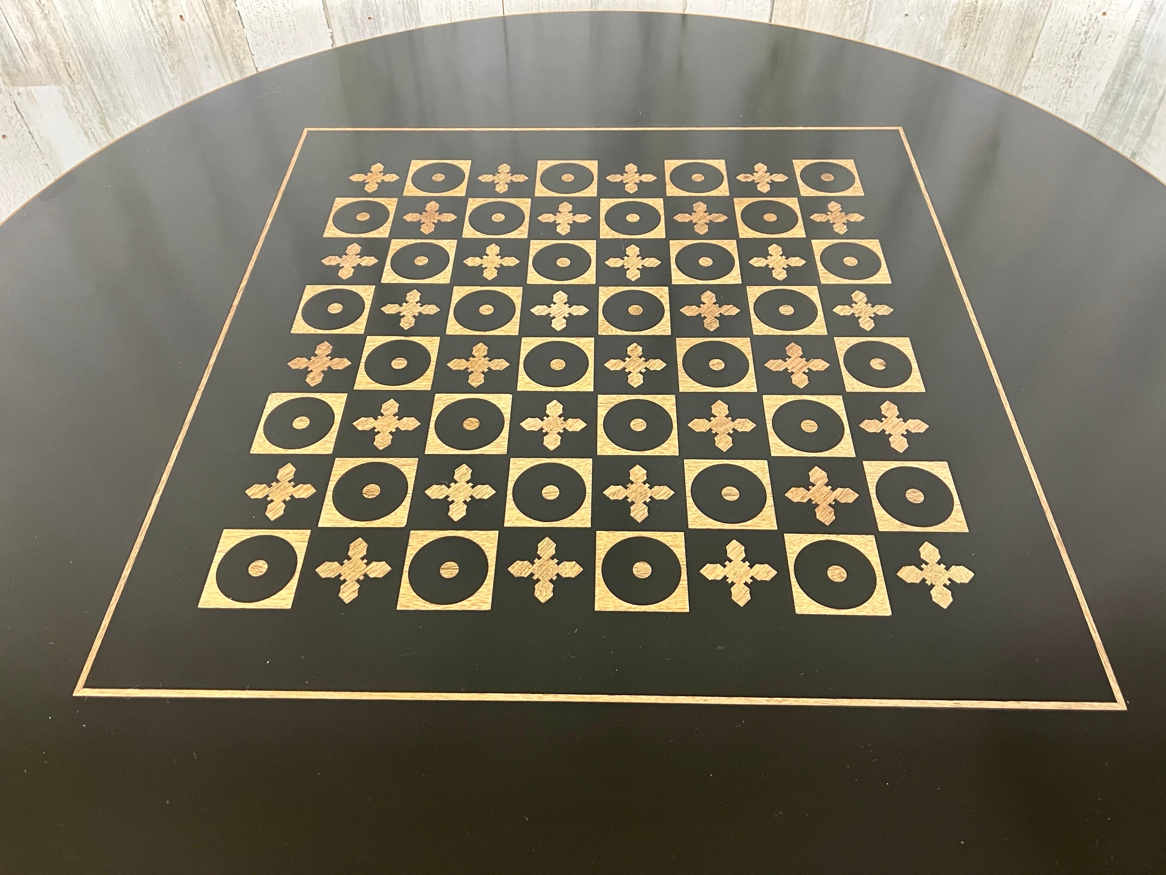 American California Modern Chess Table by Frank Rohloff  For Sale