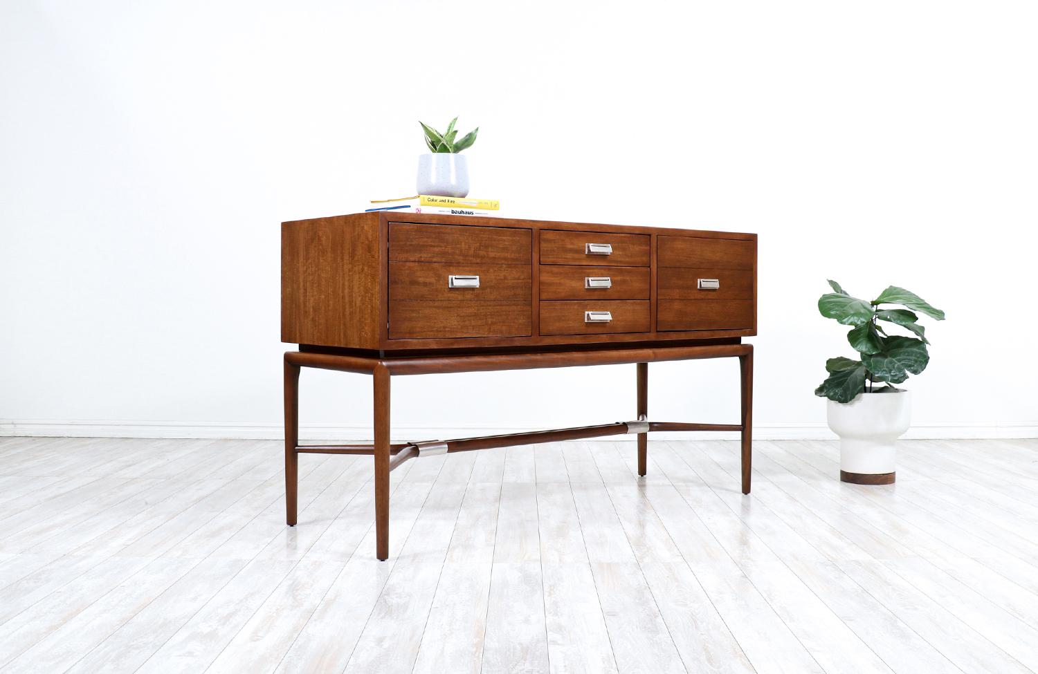 American California Modern Credenza by Maurice Bailey for Monteverdi-Young For Sale