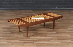 California Modern Dowel Bench by Milo Baughman
