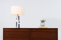 California Modern Glazed Ceramic Table Lamp by Melinda Forster