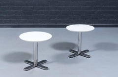 California Modern "Plus" Chrome Side Tables by West Coast Industries