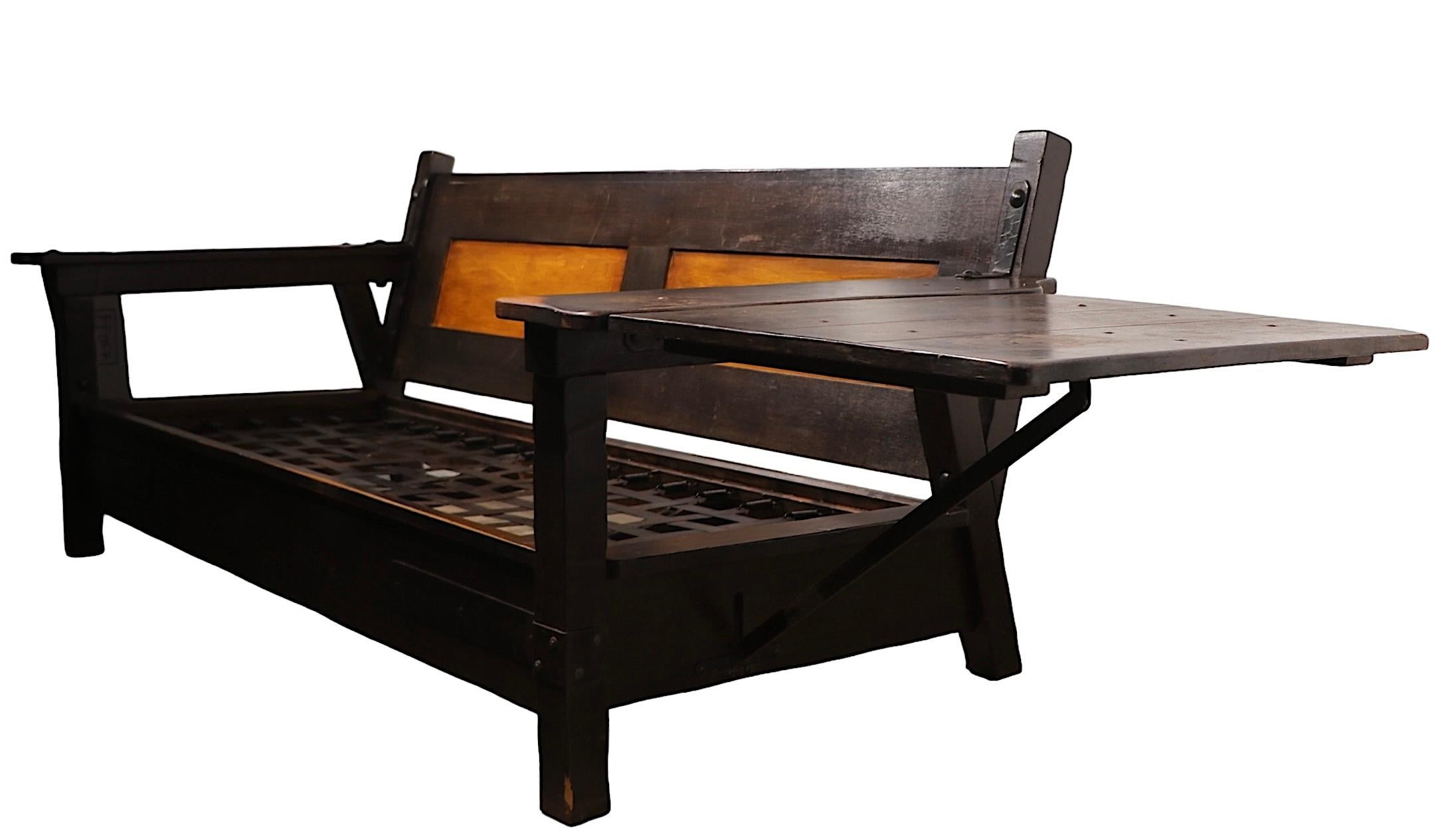 Iron California Modern Rancho Style  Sofa by the Monterey Furniture Company c. 1930's For Sale