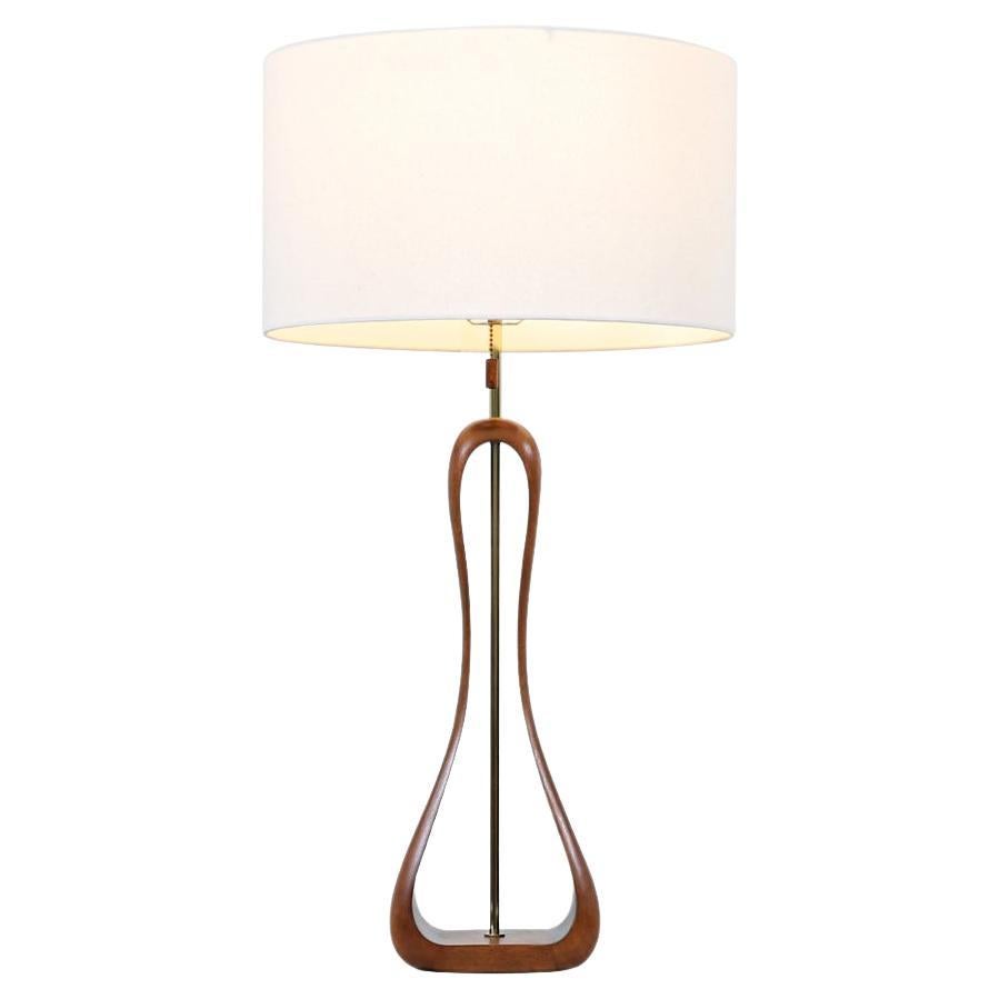 Expertly Restored - California Modern Pyramid Style Table Lamp by Modeline of CA For Sale