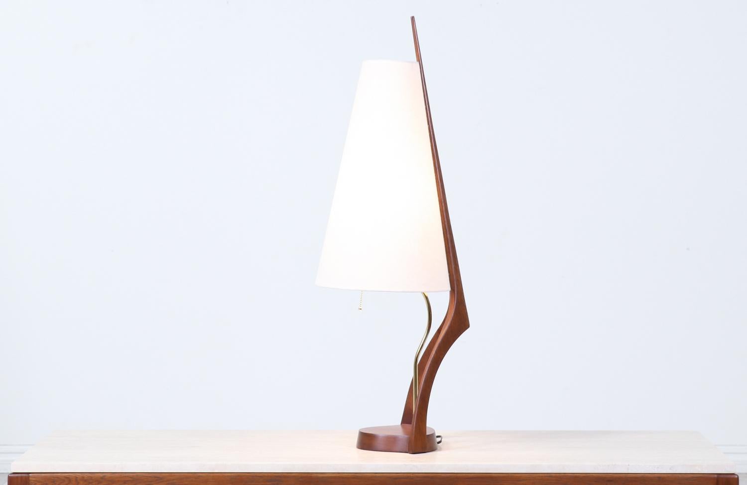 American California Modern Sculpted Table Lamp by Modeline of CA