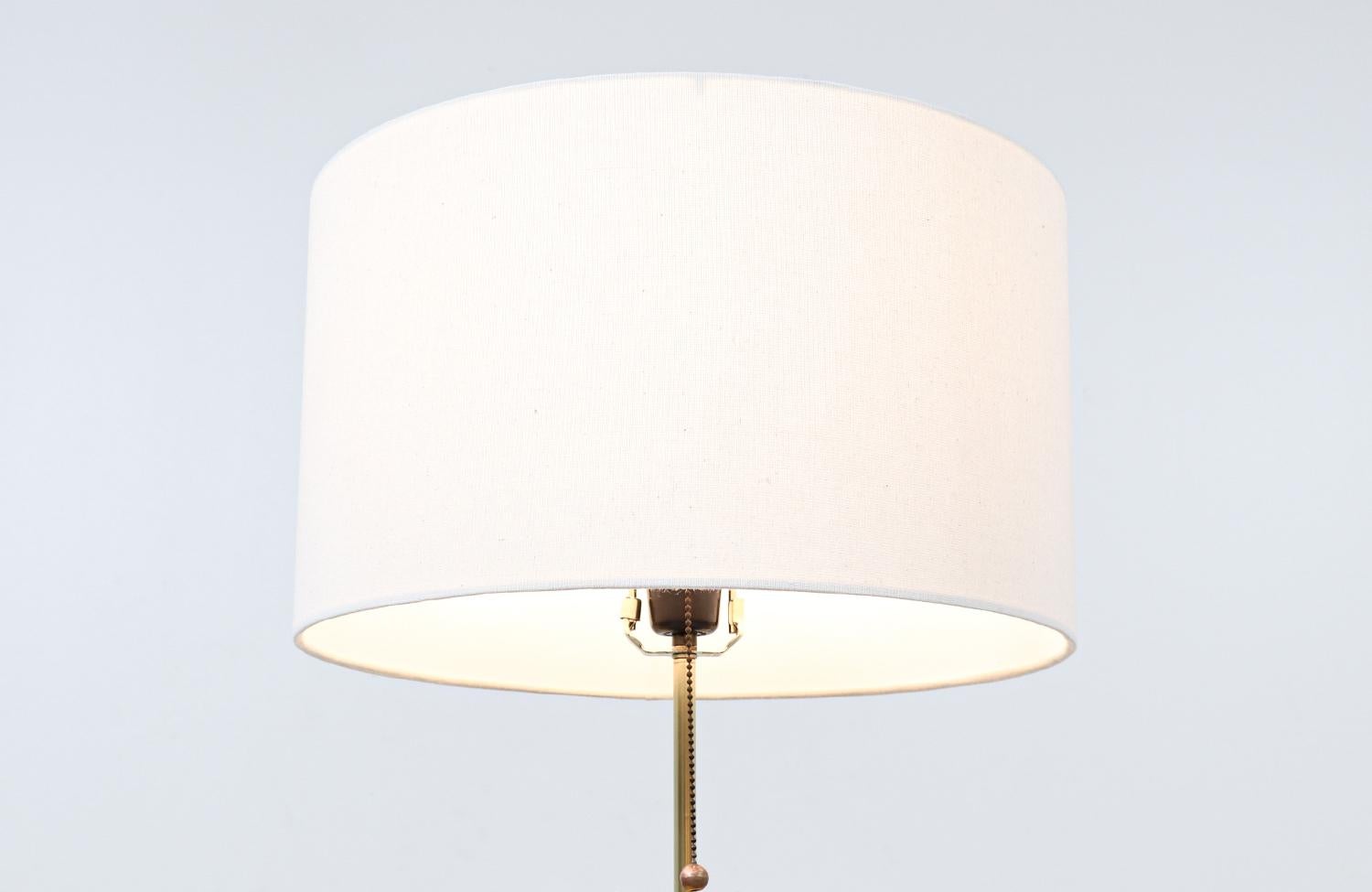 American California Modern Sculpted Table Lamp with Inlaid Wood by Modeline of CA
