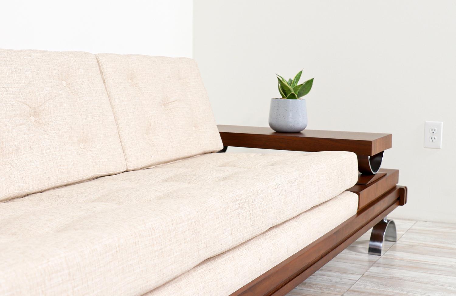 Expertly Restored - Mid-Century Modern Sofa Set by Martin Borenstein For Sale 3
