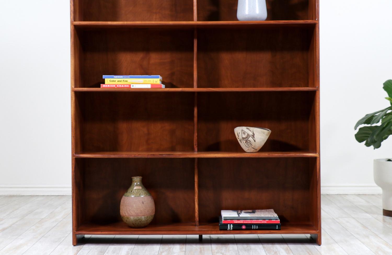 California Modern Studio Craft Koa Wood Bookshelf 5
