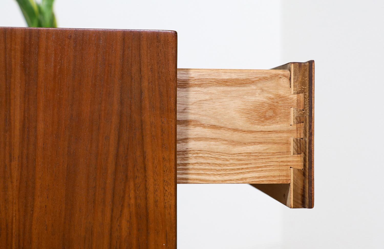 American California Modern Walnut Dresser by Greta M. Grossman for Glenn of California