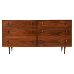 California Modern Walnut Dresser by Greta M. Grossman for Glenn of California