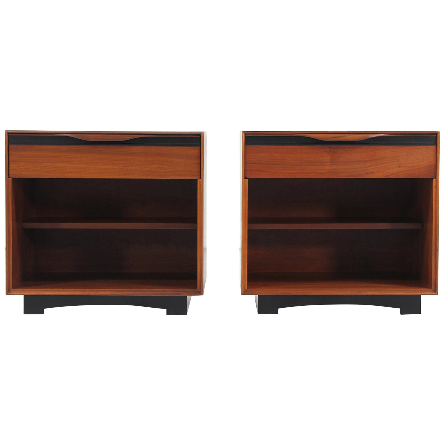 California Modernist Nightstands by John Kapel for Glenn of California