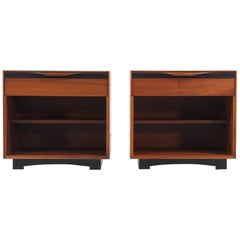 Tables de nuit modernistes de John Kapel pour Glenn of California