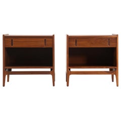 Vintage California Modernist Nightstands by Richard Thompson for Glenn of California