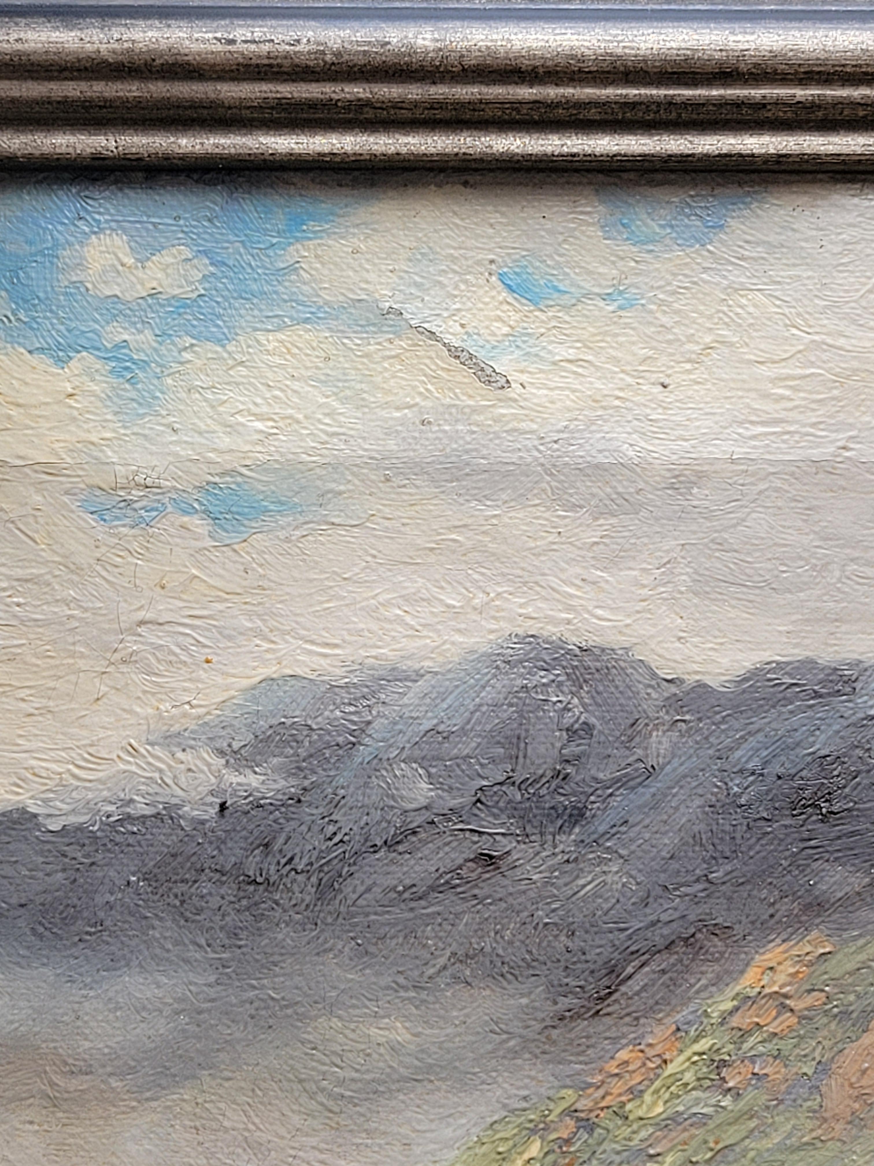 California Mountain Landscape With Cows by Carl Henrik Jonnevold (1856-1955) For Sale 4