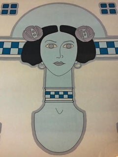 California Palace of the Legion of Honor Poster by David Goines