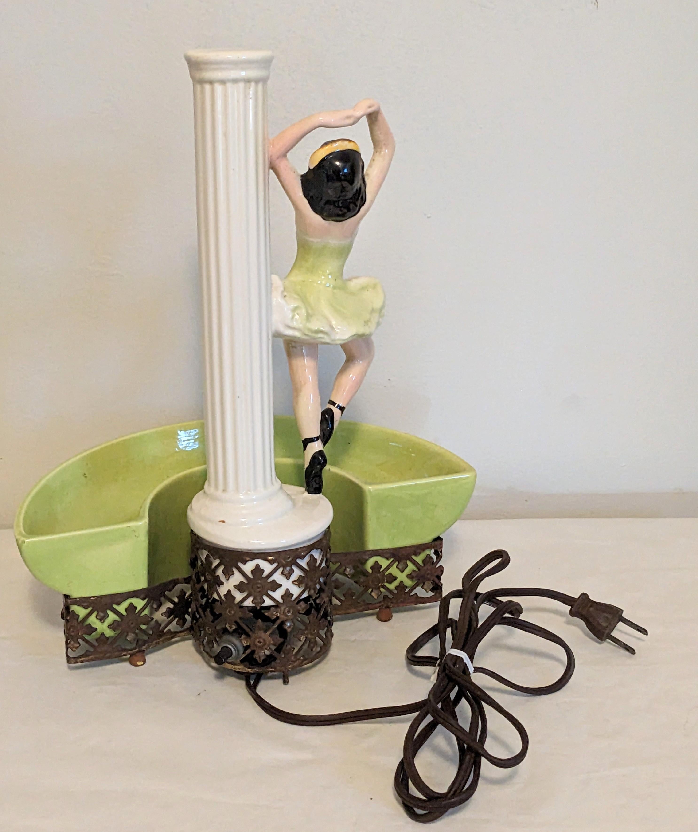 ballerina lamp vintage