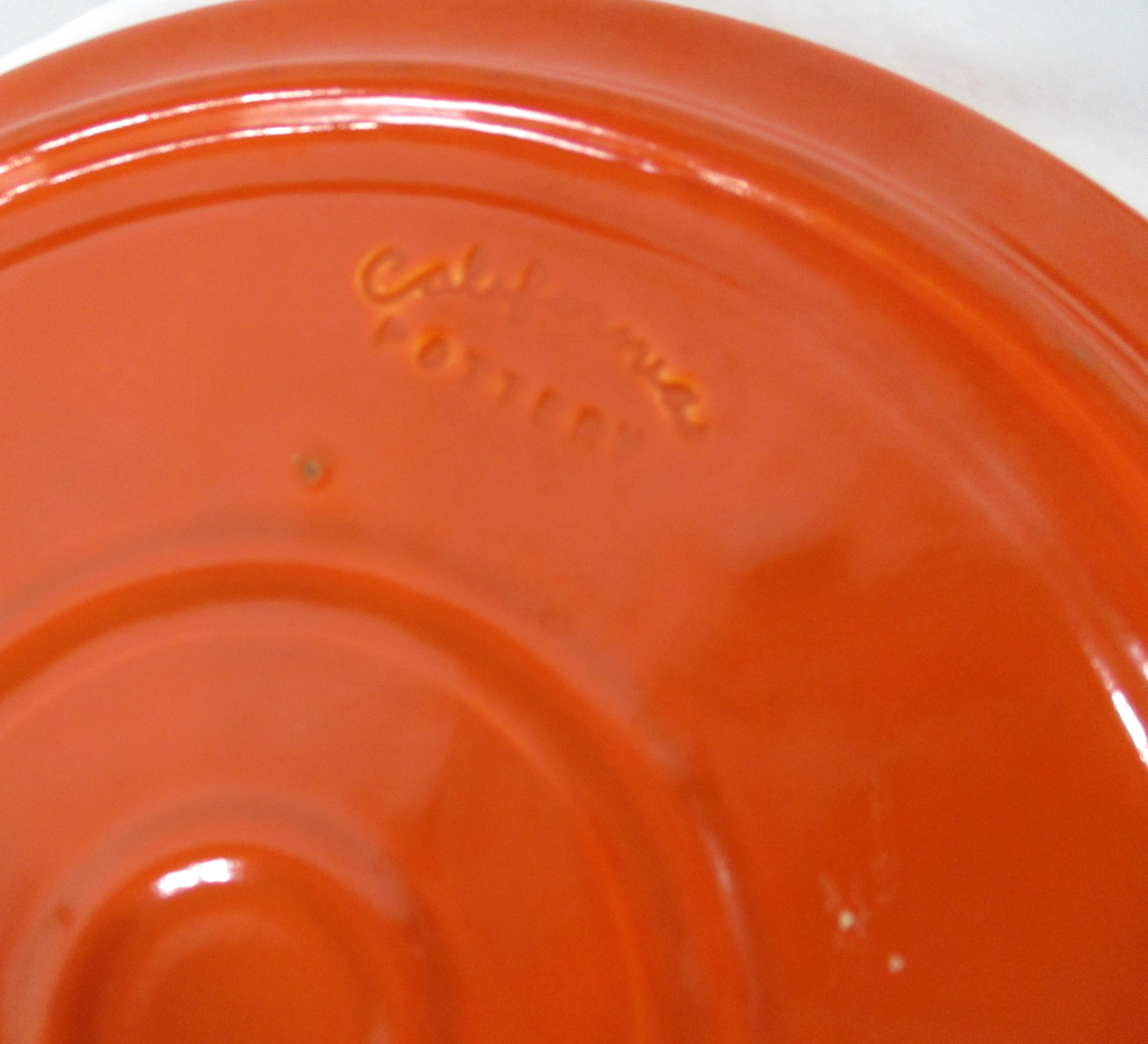 Juego de Parrilla / Platos Divididos Metlox California Pottery Alfarería en venta