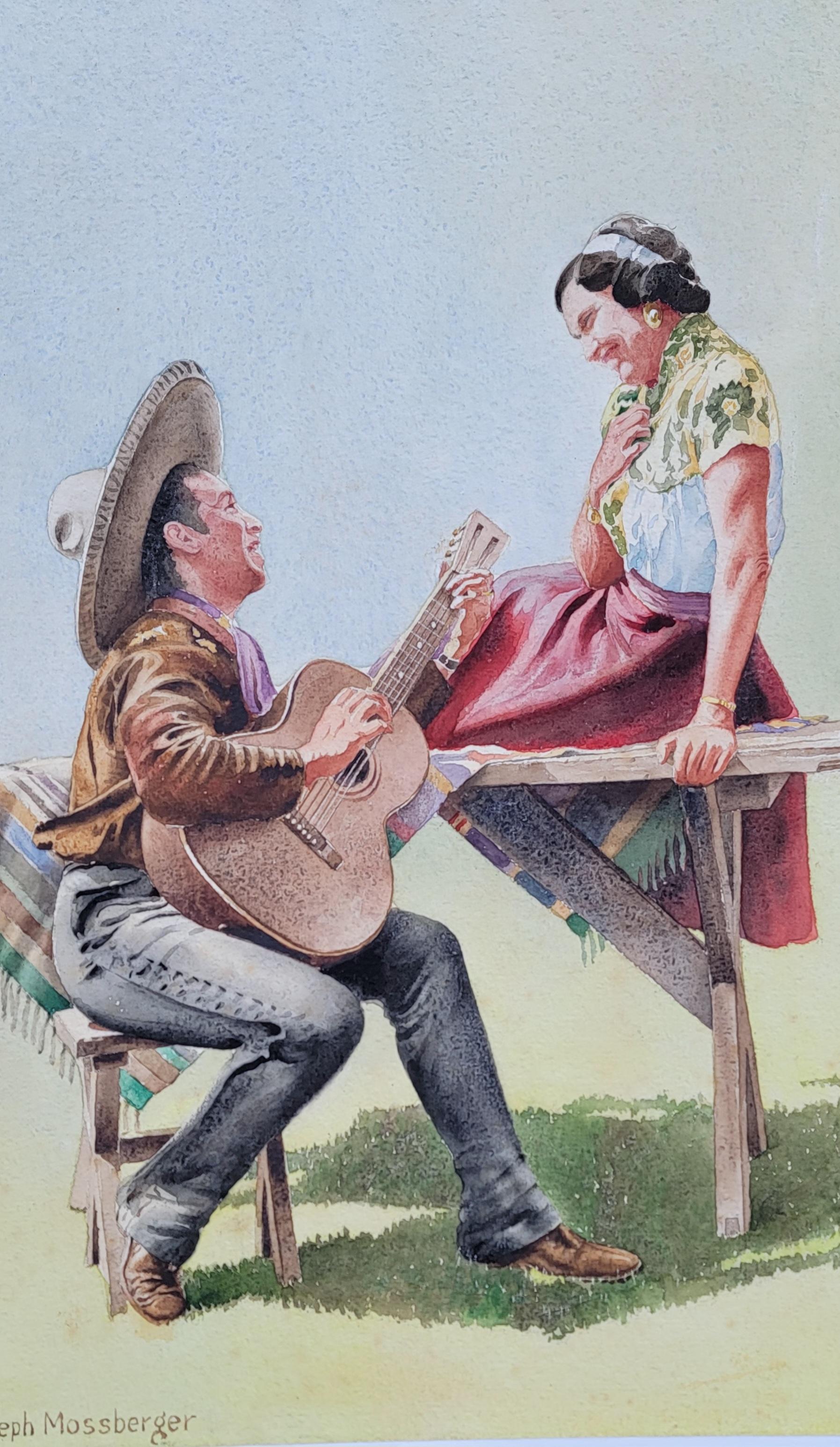 Guitare romantique mexicaine Rancho/Mexique Serenading en vente 1