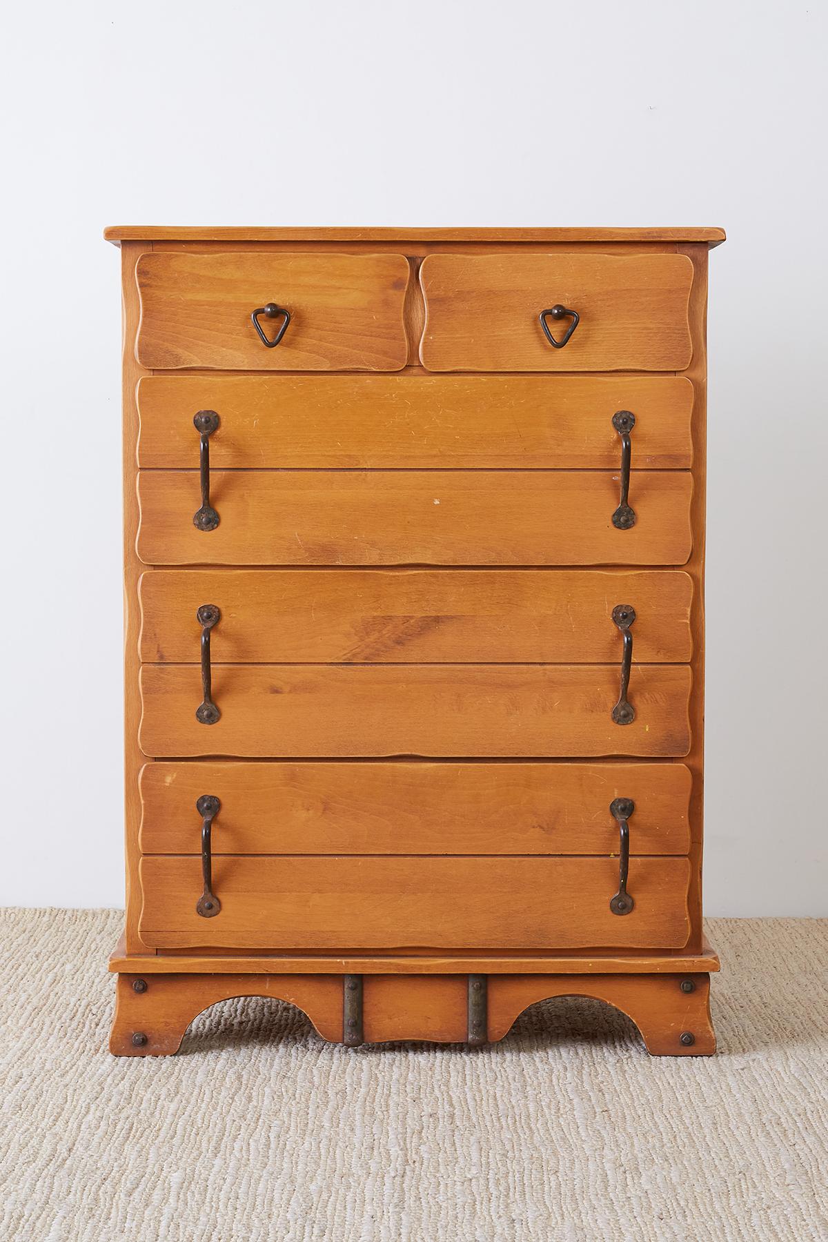 American California Rancho Monterey Dresser Chest by Frank Mason