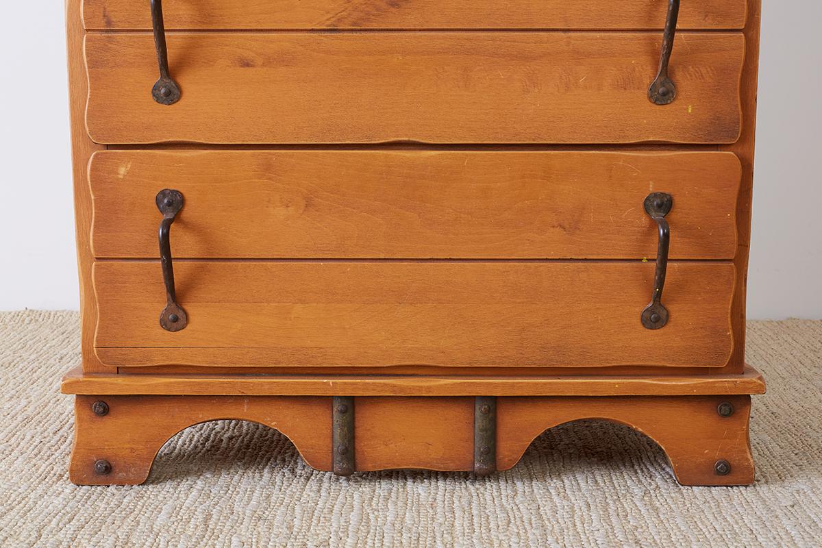 California Rancho Monterey Dresser Chest by Frank Mason In Good Condition In Rio Vista, CA