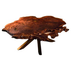 California Redwood Burl Coffee Table