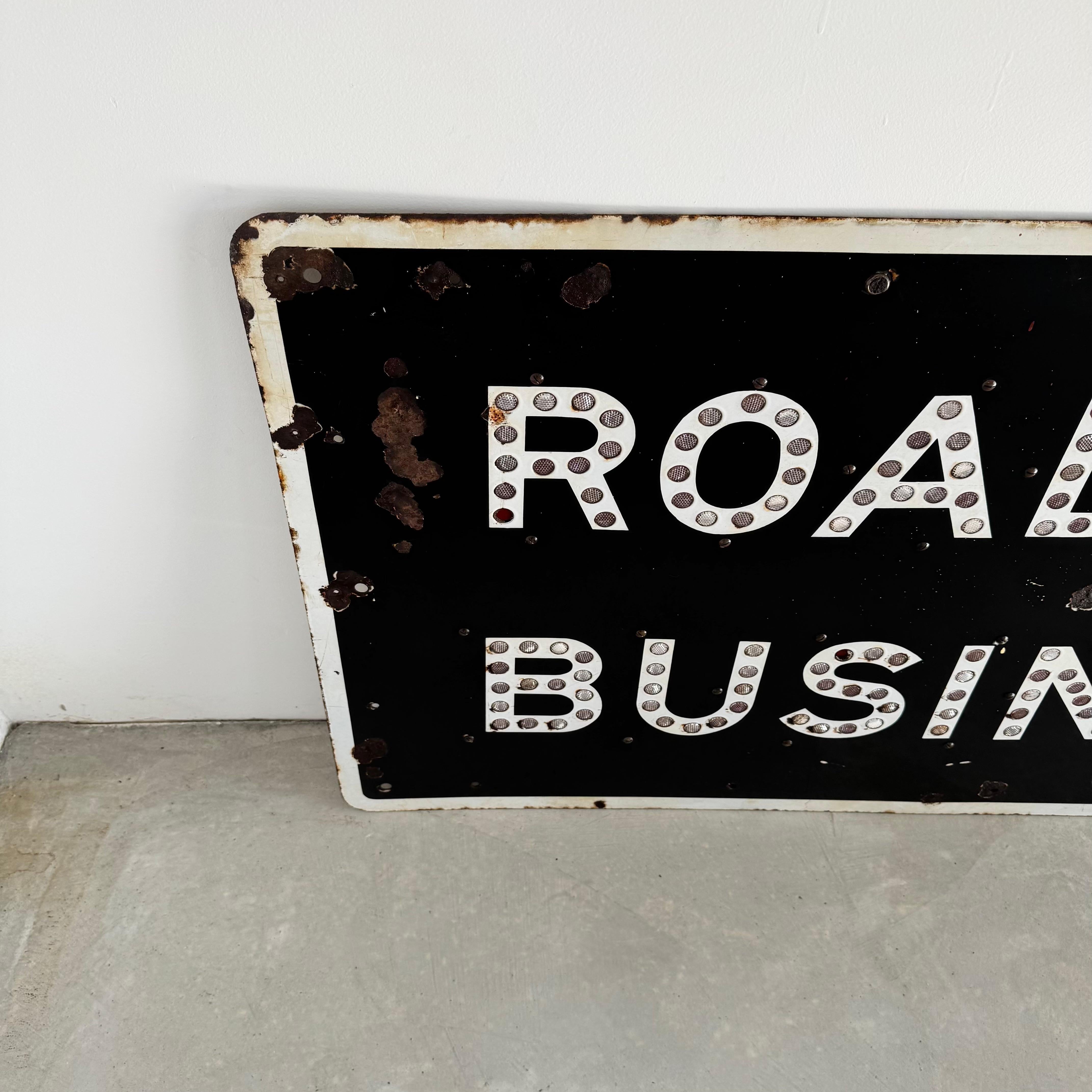 California ROADSIDE BUSINESS Freeway Sign, 1950s USA For Sale 10