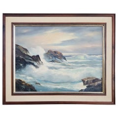 California Seascape Painting by Alfred Dupont
