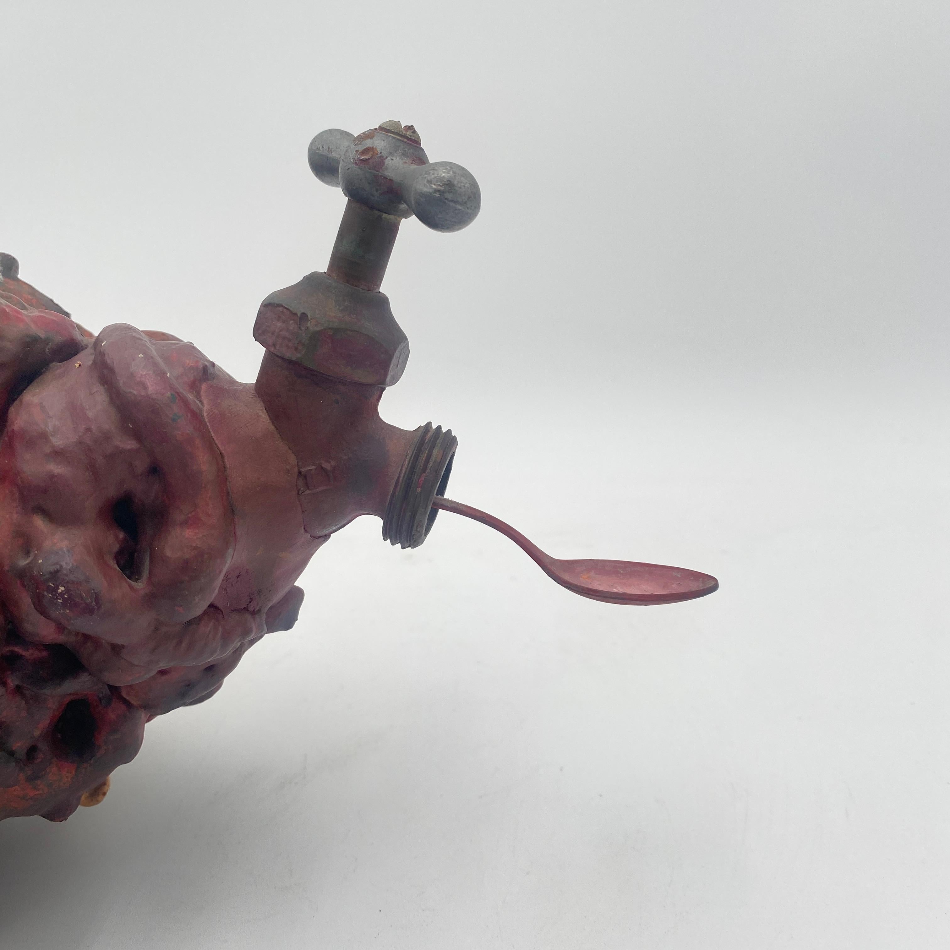 Abstrakte Hängeskulptur aus Kalifornien California Studio, 1980er Jahre im Angebot 3