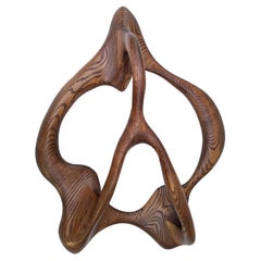 California Studio Craft Sculpted Organic Wall Mirror style of Wendell Castle