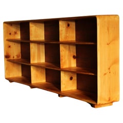 California Studio Pine Bookcase by Al Moe, 1970s