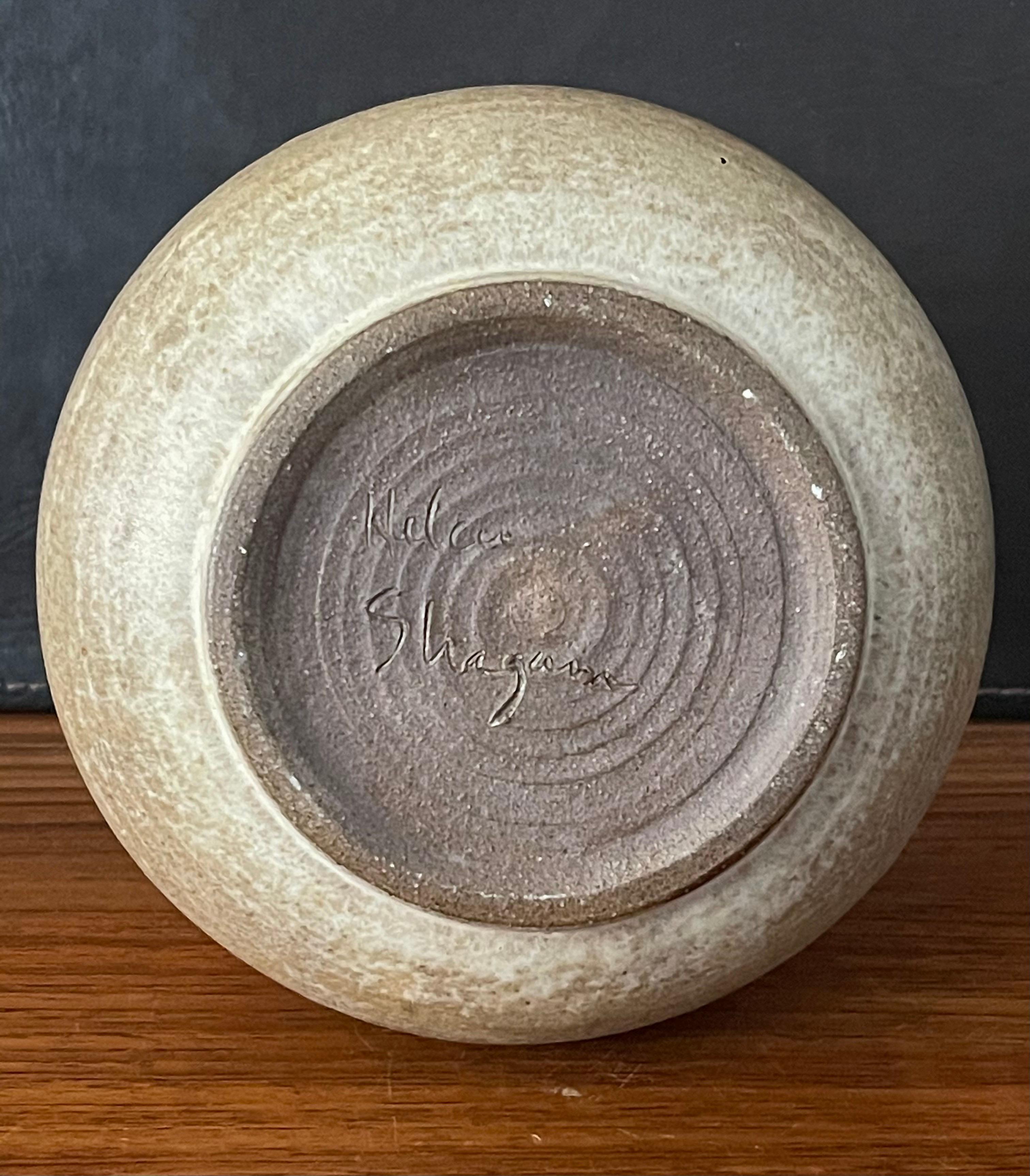 20th Century California Studio Pottery Ceramic Vase by Helen Noel Shagam