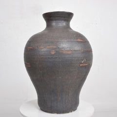 California Studio Pottery Glazed Ceramic Lamp Base Signed R.A. Brookes, 1950s