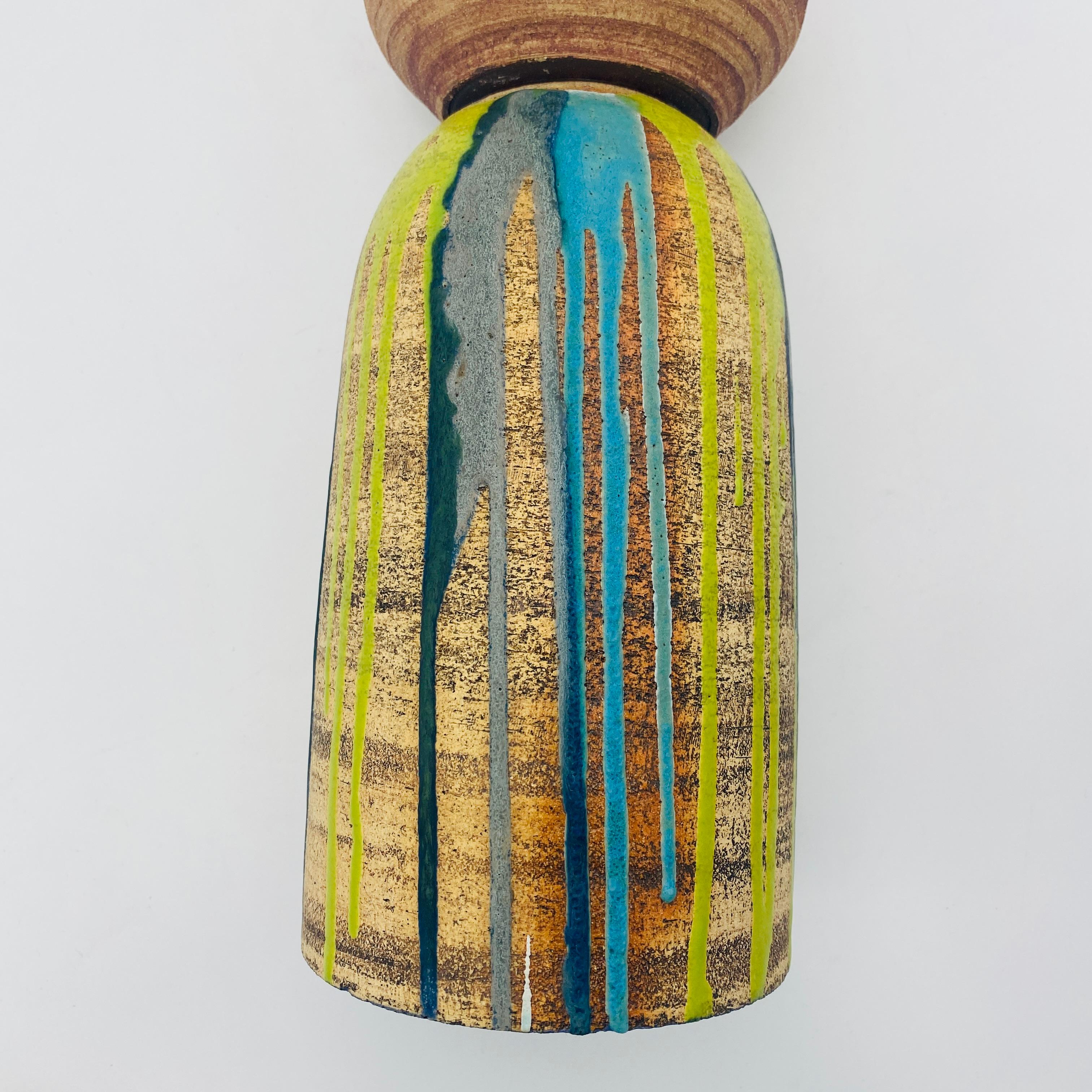 Ceramica Vaso scultoreo California Pottery di Michael Hickman in vendita