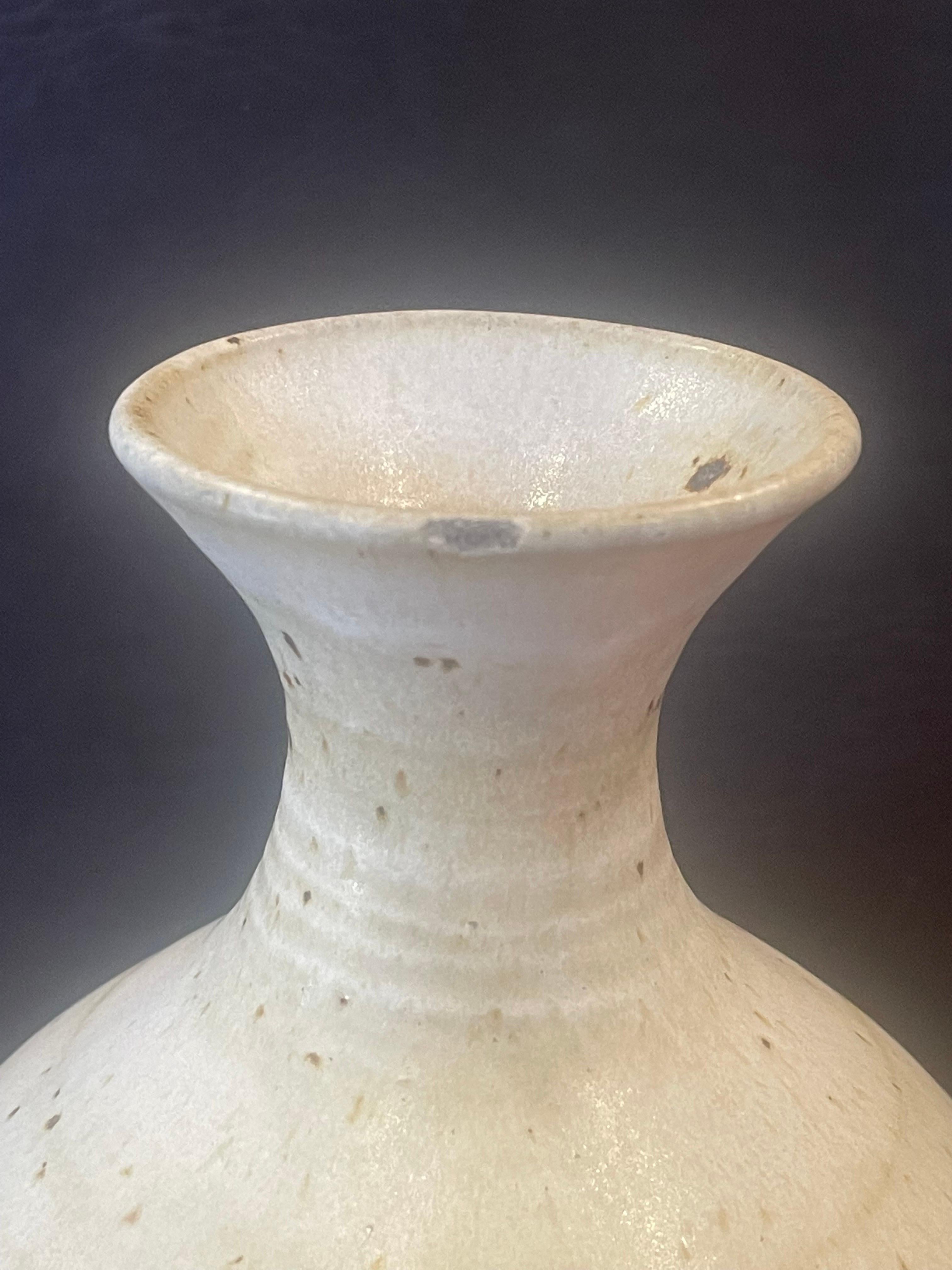 California Studio Pottery Stoneware Vase by Barbara Moorefield For Sale 4