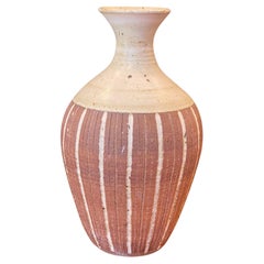 California Studio Pottery Stoneware Vase by Barbara Moorefield