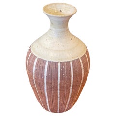 California Studio Pottery Stoneware Vase by Barbara Moorefield