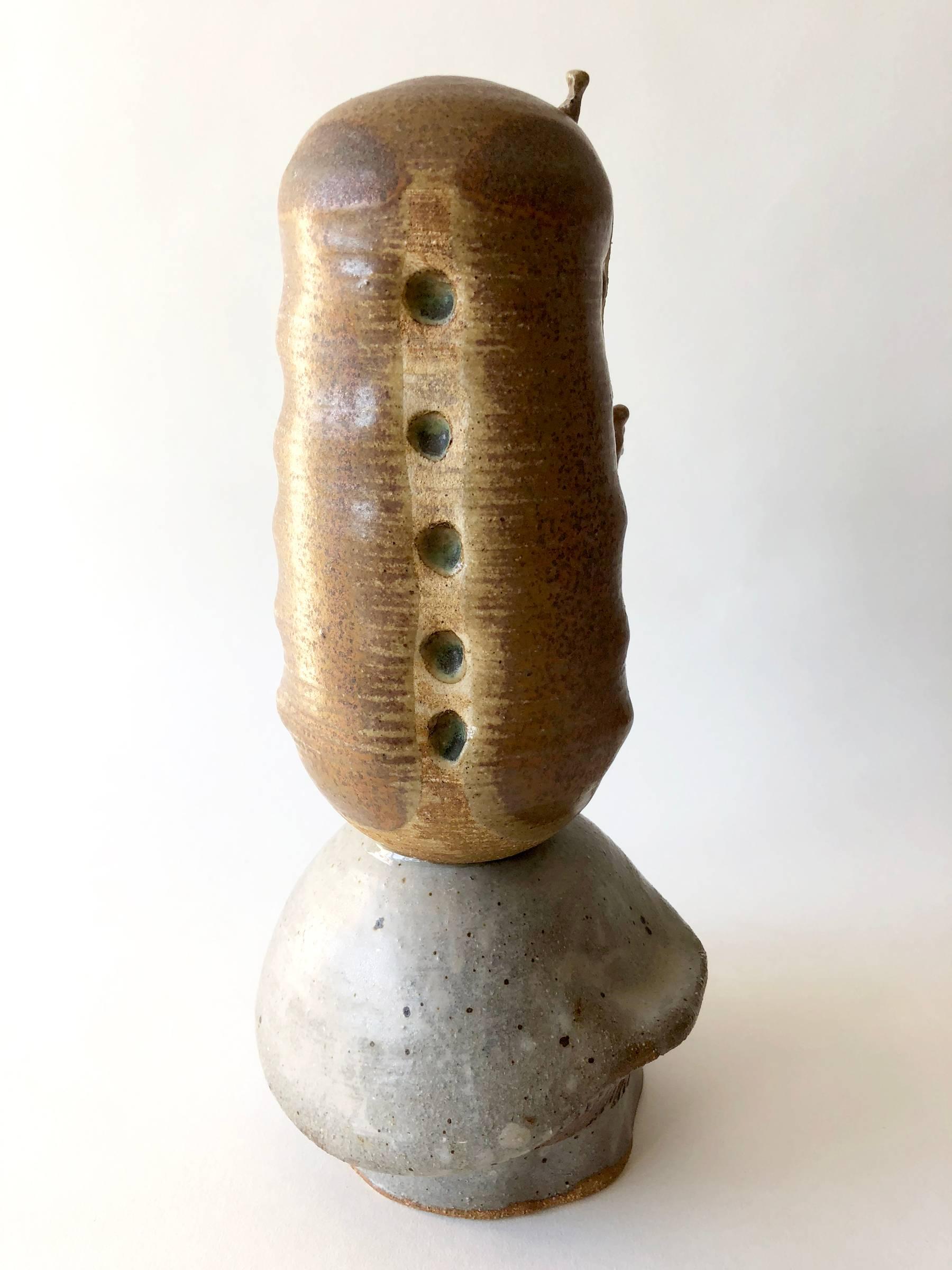 Late 20th Century California Studio Pottery Surreal Curiosity Insect Foot Sculpture