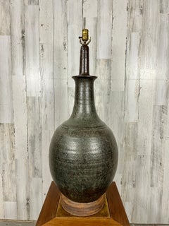 California Studio Stoneware Lamp by R.A. Brookes