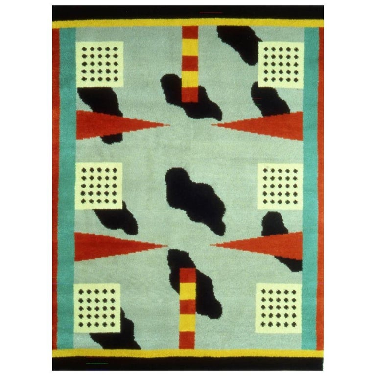 Nathalie du Pasquier California rug, new, offered by Memphis Milano