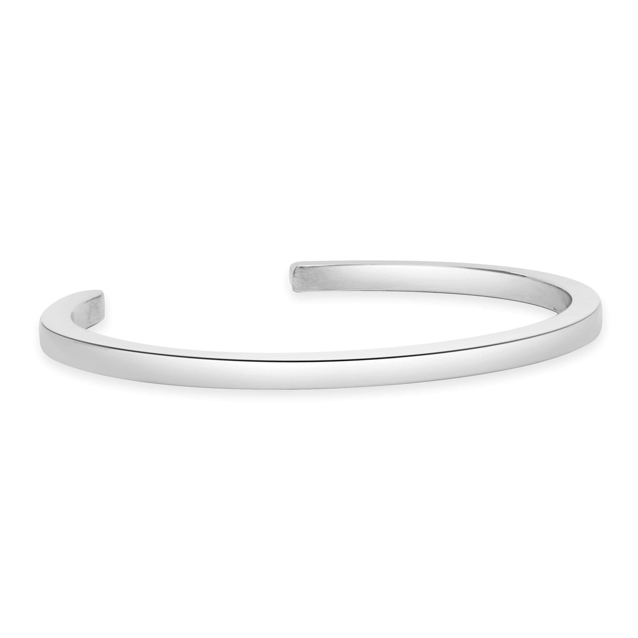 Designer: Caligio
Material: stainless steel
Dimensions: bracelet will fit a 6.5-inch wrist
Weight: 12.92 grams
