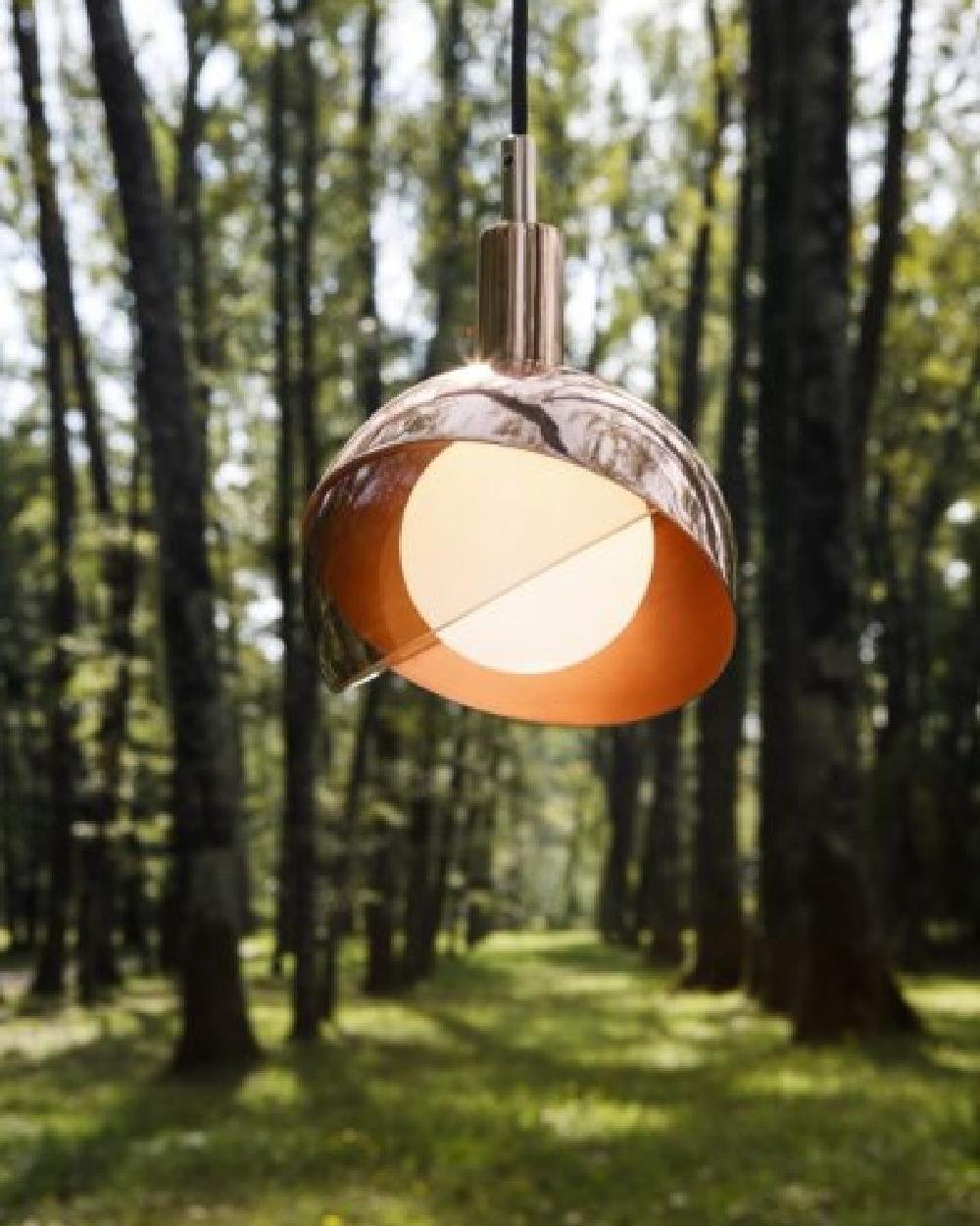 CALIMERO Pendant lamp by Dan Yeffet for Wonderglass In New Condition For Sale In Brooklyn, NY