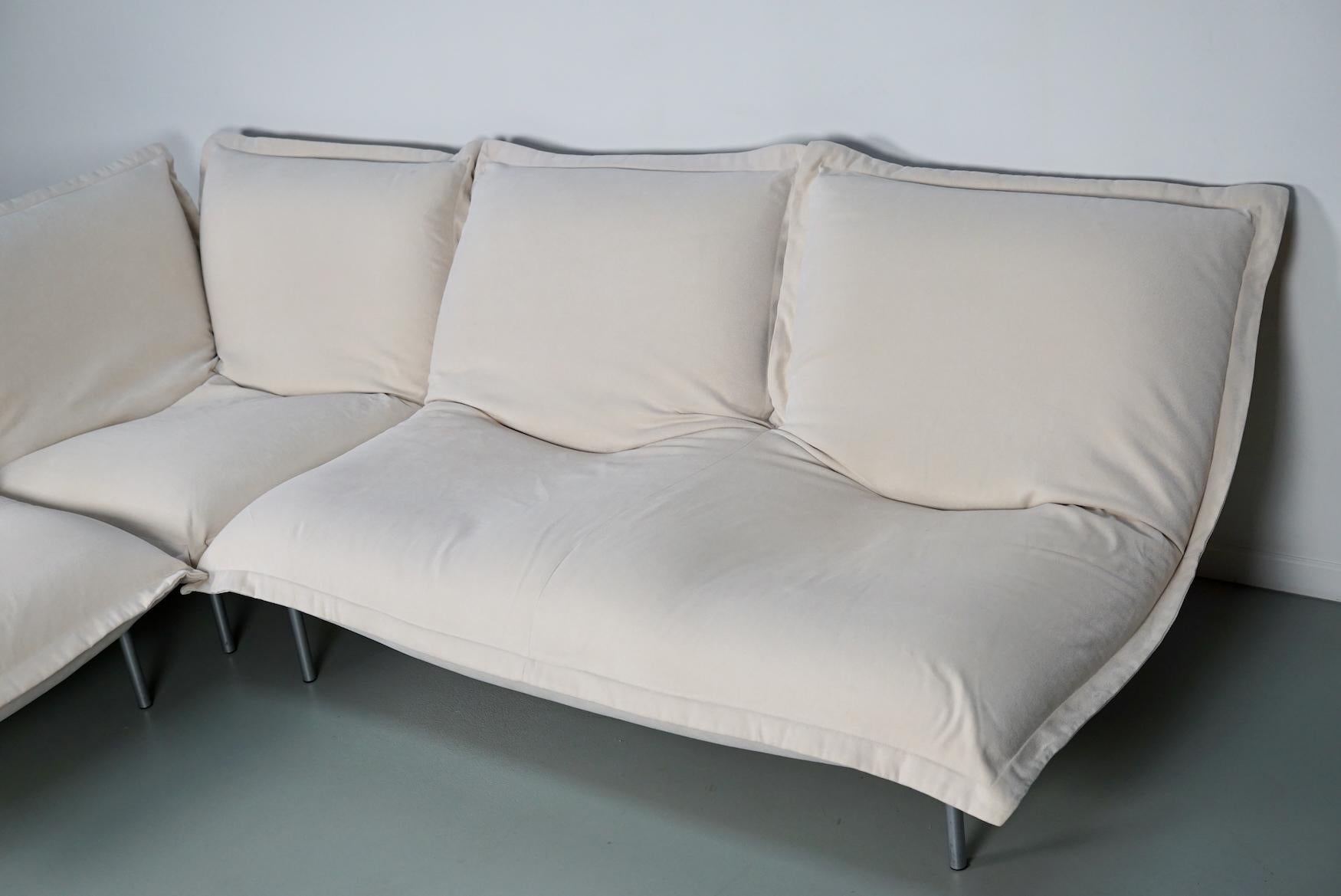Calin Corner Sofa Set by Pascal Mourgue for Cinna / Ligne Roset - 4 seater For Sale 6