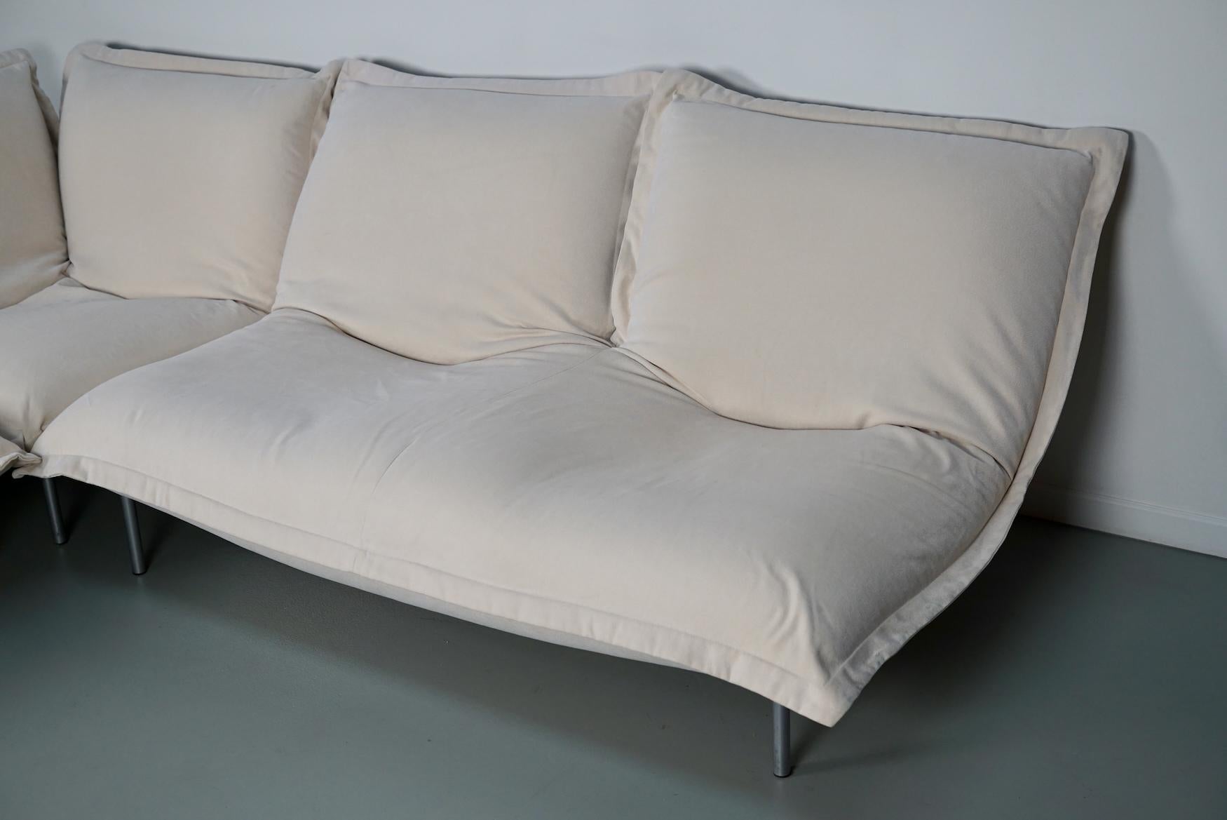 Fabric Calin Corner Sofa Set by Pascal Mourgue for Cinna / Ligne Roset - 4 seater