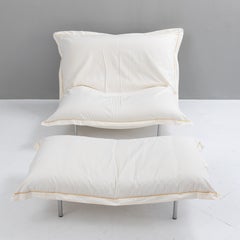 Postmodern "Calin" Armchair & Ottoman by Pascal Mourgue for Ligne Roset, 1994