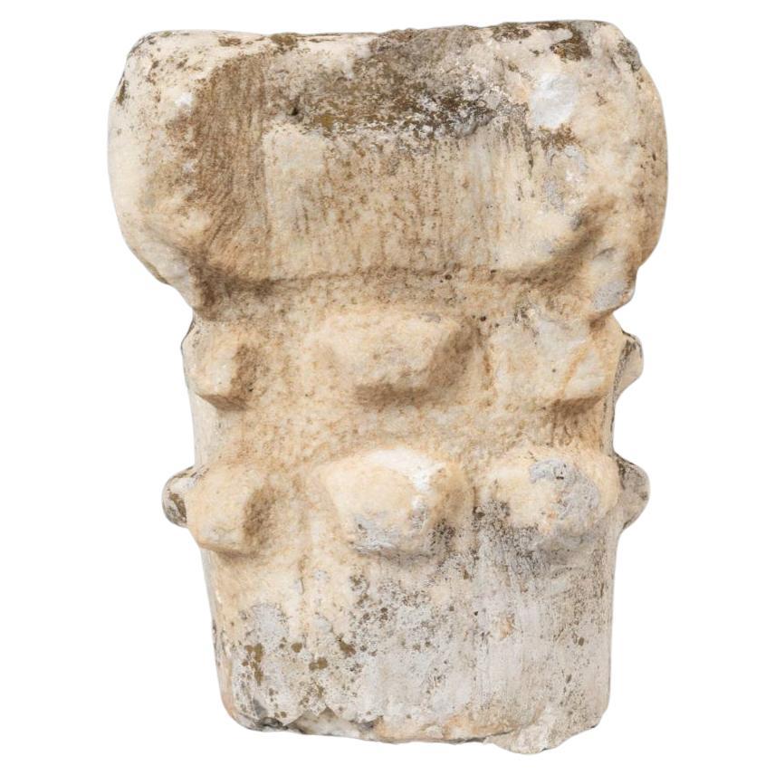 Caliphate Period 10th Century Hispano-Muslim Capital of Marble Pilaster Cordoba For Sale