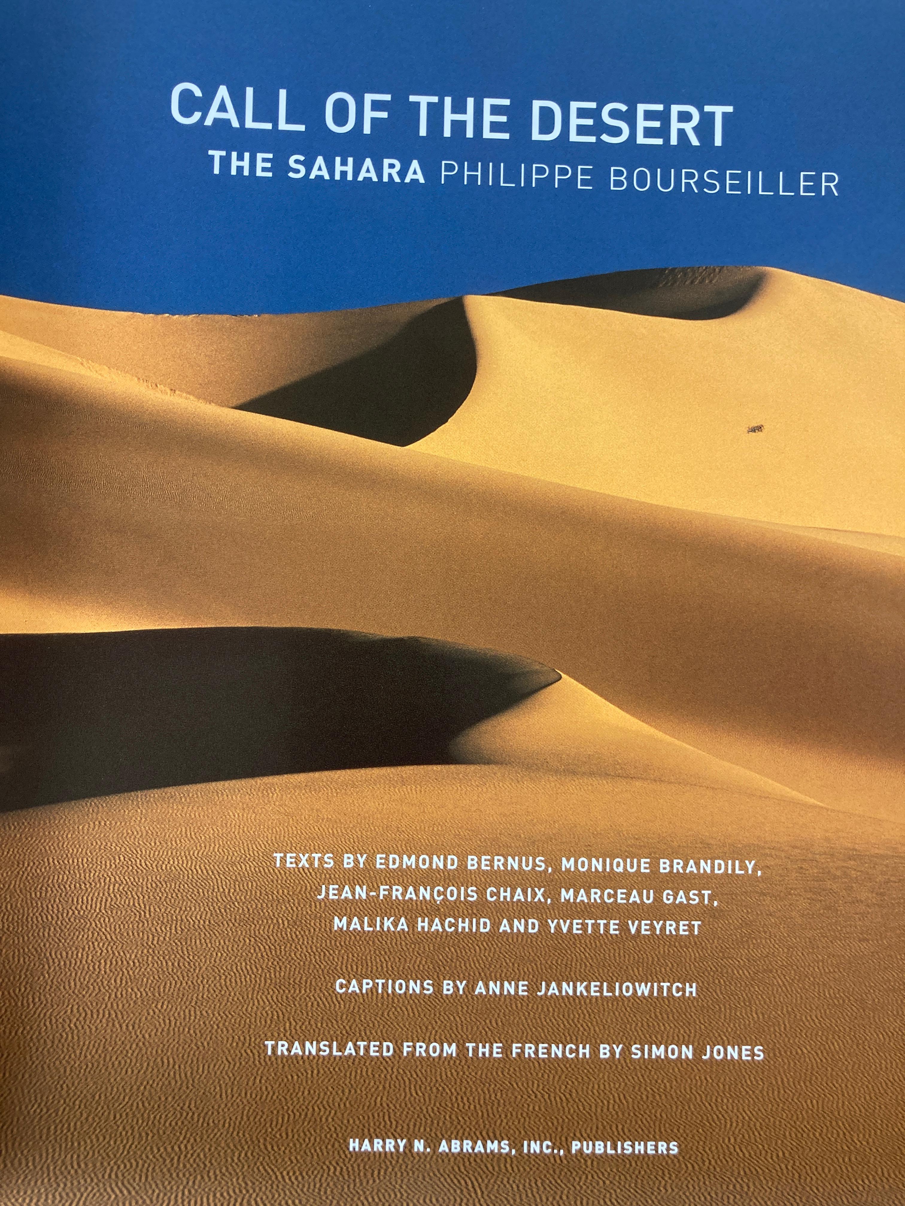 Call of the Desert The Sahara Hardcover Book by Philippe Bourseiller For Sale 3